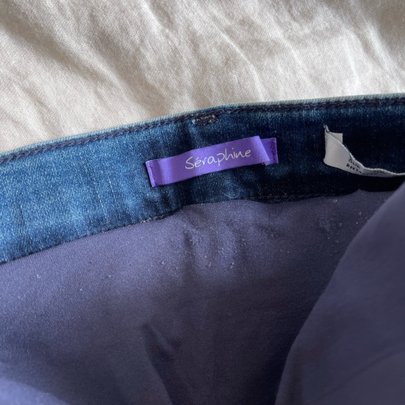 Seraphine over the bump boyfriend denim. - Picture 2 of 3